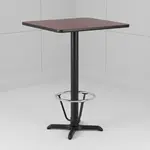 Flash Furniture XU-MAHTB-2424-T2222B-3CFR-GG