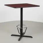 Flash Furniture XU-MAHTB-3636-T3030B-3CFR-GG