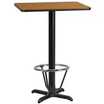 Flash Furniture XU-NATTB-2430-T2222B-3CFR-GG
