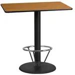 Flash Furniture XU-NATTB-2442-TR24B-4CFR-GG