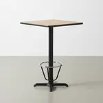 Flash Furniture XU-NATTB-3030-T2222B-3CFR-GG