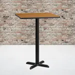 Flash Furniture XU-NATTB-3030-T2222B-GG