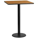 Flash Furniture XU-NATTB-3030-TR18B-GG