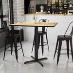 Flash Furniture XU-NATTB-4242-T3333B-GG