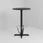 Flash Furniture XU-RD-24-BLKTB-T2222B-3CFR-GG