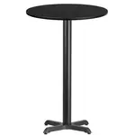 Flash Furniture XU-RD-24-BLKTB-T2222B-GG