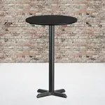 Flash Furniture XU-RD-24-BLKTB-T2222B-GG