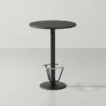 Flash Furniture XU-RD-24-BLKTB-TR18B-3CFR-GG