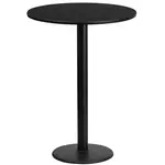 Flash Furniture XU-RD-24-BLKTB-TR18B-GG