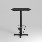 Flash Furniture XU-RD-30-BLKTB-T2222B-3CFR-GG