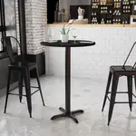 Flash Furniture XU-RD-30-BLKTB-T2222B-GG