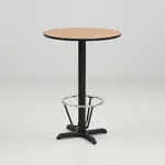 Flash Furniture XU-RD-30-NATTB-T2222B-3CFR-GG