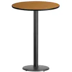 Flash Furniture XU-RD-30-NATTB-TR18B-GG