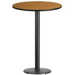 Flash Furniture XU-RD-30-NATTB-TR18B-GG