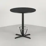 Flash Furniture XU-RD-36-BLKTB-T3030B-3CFR-GG