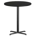 Flash Furniture XU-RD-36-BLKTB-T3030B-GG