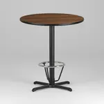 Flash Furniture XU-RD-36-WALTB-T3030B-3CFR-GG