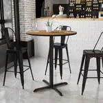 Flash Furniture XU-RD-36-WALTB-T3030B-GG
