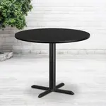 Flash Furniture XU-RD-42-BLKTB-T3333-GG