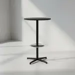 Flash Furniture XU-RD-42-BLKTB-T3333B-4CFR-GG