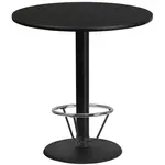 Flash Furniture XU-RD-42-BLKTB-TR24B-4CFR-GG