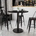 Flash Furniture XU-RD-42-BLKTB-TR24B-GG