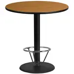 Flash Furniture XU-RD-42-NATTB-TR24B-4CFR-GG