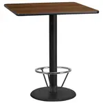 Flash Furniture XU-WALTB-3636-TR24B-4CFR-GG