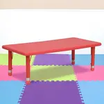 Flash Furniture YU-YCX-001-2-RECT-TBL-RED-GG