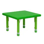 Flash Furniture YU-YCX-002-2-SQR-TBL-GREEN-GG