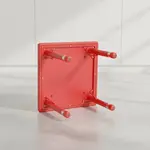 Flash Furniture YU-YCX-002-2-SQR-TBL-RED-GG