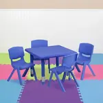 Flash Furniture YU-YCX-0023-2-SQR-TBL-BLUE-E-GG