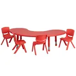 Flash Furniture YU-YCX-0043-2-MOON-TBL-RED-E-GG