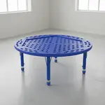 Flash Furniture YU-YCX-005-2-ROUND-TBL-BLUE-GG