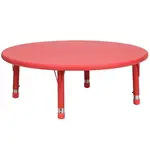 Flash Furniture YU-YCX-005-2-ROUND-TBL-RED-GG