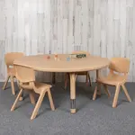 Flash Furniture YU-YCX-0053-2-ROUND-TBL-NAT-E-GG