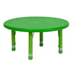 Flash Furniture YU-YCX-007-2-ROUND-TBL-GREEN-GG