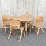 Flash Furniture YU-YCX-0073-2-ROUND-TBL-NAT-E-GG