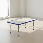 Flash Furniture YU-YCY-060-RECT-TBL-BLUE-GG