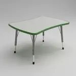 Flash Furniture YU-YCY-098-RECT-TBL-GREEN-GG