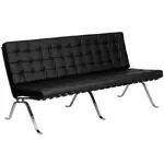 Flash Furniture ZB-FLASH-801-SOFA-BK-GG