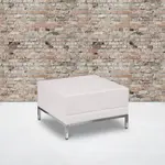 Flash Furniture ZB-IMAG-OTTOMAN-WH-GG