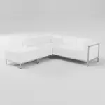 Flash Furniture ZB-IMAG-SECT-SET9-WH-GG