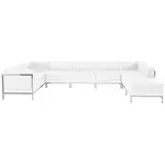 Flash Furniture ZB-IMAG-U-SECT-SET4-WH-GG