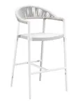 Florida Seating BRP-01 A WHITE-LT GRAY