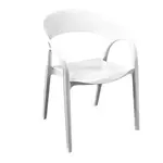 Florida Seating GOSSIP-WHITE