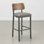 Florida Seating MET-40B ANTH/ NEOWALNUT GR1