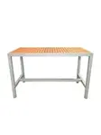 Florida Seating TEAK INLAY 36X70 BH BLK-GRAY TFT