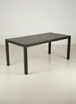 Florida Seating TEAK INLAY32X48 BLK-GRAY TFT