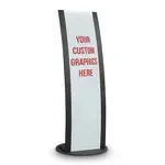 Forbes Industries 2765 Curved Floor Sign - Custom Printed